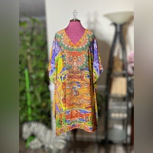 Aloha Women One Size Tunic Caftan Dress Cover Up